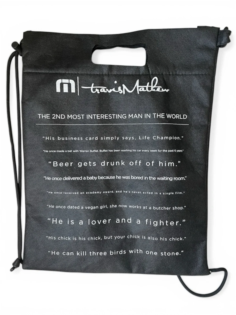 Travis Matthew insulated cooler bag golf beer soda cans food straps